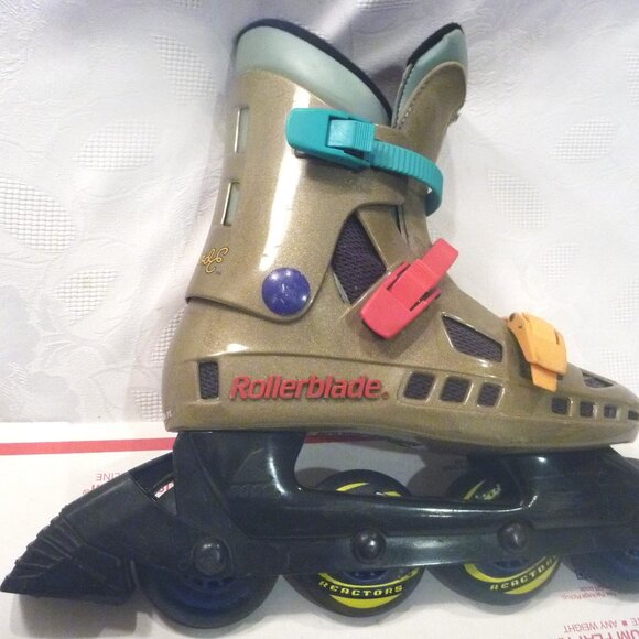 Vintage inline  Rollerblade Cool Blade 1990 Italy US 7-1/2 7.5 EU 6-1/2 6.5 Men - Picture 1 of 11